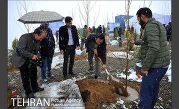 مراسم روز درختکاری با حضور شهردار تهران و رئیس مجلس 36