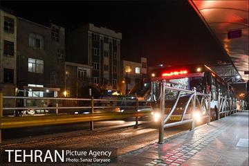 فعالیت شبانه روزی BRT تهران 26