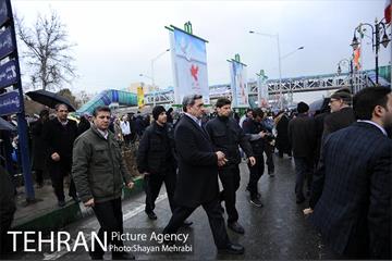 حضور شهردار تهران در راهپیمایی یوم الله 22 بهمن 2