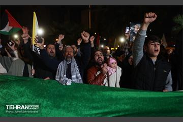 تجمع مردم تهران در حمایت از پاسخ به رژیم صهیونیستی 11