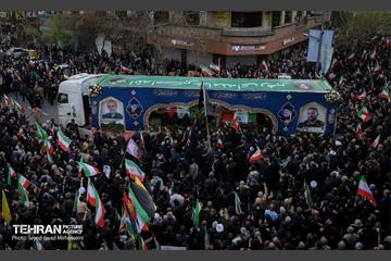 مراسم تشییع «علی لاریجانی»، «غلامرضا سلیمانی» و قهرمانان «ناو دنا» 28