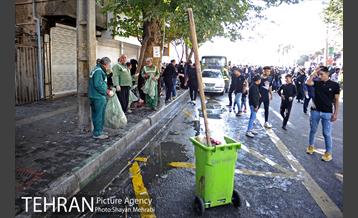 خدمات شهرداری تهران در مراسم پیاده روی جاماندگان حسینی (ع) 14