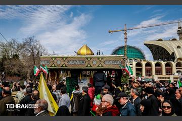 تشییع پیکر سردار شهید علی‌محمد نائینی