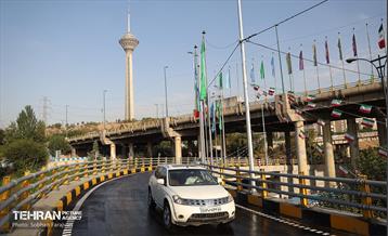 بهره‌برداری از دوربرگردان غیرهمسطح شمال به شمال بزرگراه چمران 7