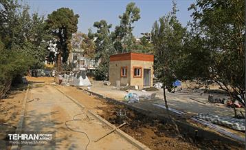 آخرین مراحل ساخت بوستان مادر و کودک "باغ نظر" 9