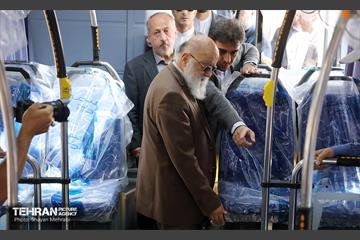 رونمایی از ۱۰۰ دستگاه اتوبوس ناوگان حمل و نقل عمومی شهر تهران 27