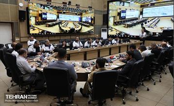 بازدید مدیرکل حوزه شهردار تهران از سازمان پیشگیری و مدیریت بحران شهر تهران 11