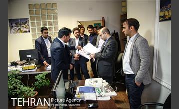 بازدید سخنگوی شورای شهر از مرکز ارتباطات شهرداری تهران 25