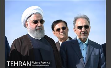 افتتاح پروژه1200 هکتاری کمربند سبز شهر تهران با حضور دکتر روحانی 2