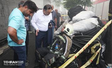 آتش‌سوزی انبار لوازم موتورسیکلت 24