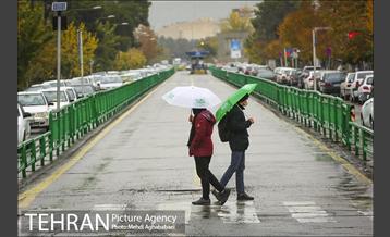 حال و هوای بارانی میدان هفت حوض  9