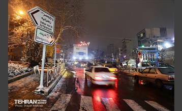 بارش برف زمستانی در معابر شمالی پایتخت - 2 2