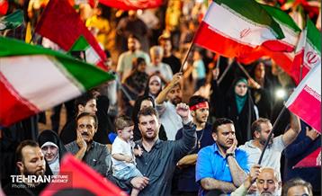 صد و نود و ششمین شب تجمع مردم تهران