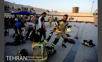 مسابقه عملیاتی ورزشی آتش نشانان تهران 34