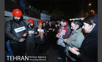 ادای احترام اهالی تئاتر به شهدای آتش نشان‎ 13