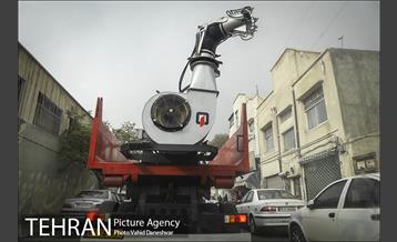 عملیات ضد عفونی معابر شهری منطقه 17