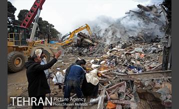 سومین روز عملیات امداد ونجات حادثه پلاسکو -3 8