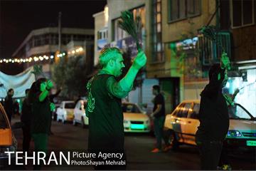 شور حسینی در خیابان گرگان 2