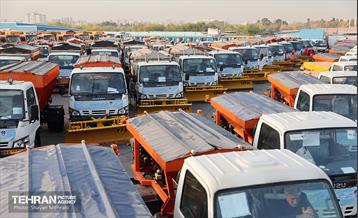 رزمایش زمستانه مشترک شهرداری تهران و پلیس راهور 47