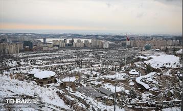 روز برفی در آبشار تهران 30