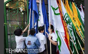 راهپیمایی دسته های شادی به مناسبت ولادت حضرت امیرالمومنین(ع) 2