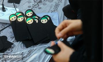 آیین آماده سازی دست سازه های نمدی برای کودکان اربعینی  18