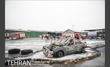 مانور عملیاتی اطفای حریق 38