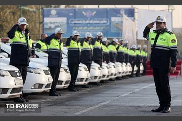 رزمایش زمستانه مشترک شهرداری تهران و پلیس راهور 62