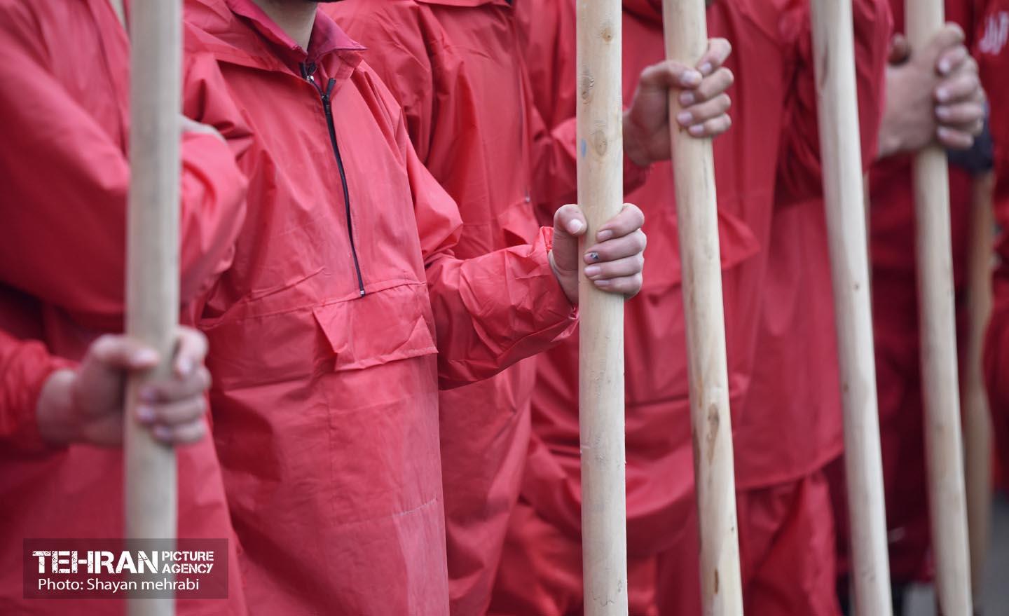 مانور برف روبی در منطقه ۳ تهران 8