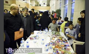 ‪ بازدید دکتر قالیباف از نمایشگاه برج میلاد و دیدار با کودکان کار‬ 14