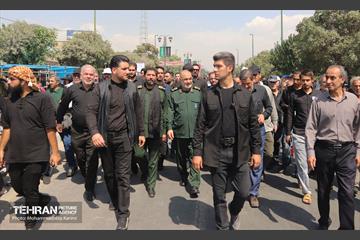 آیین پیاده‌روی جاماندگان اربعین حسینی در مناطق شهرداری تهران 3