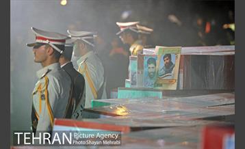 مراسم وداع با 150 شهید دوران دفاع مقدس 10