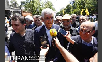 حضور شهردار تهران در راهپیمایی روز جهانی قدس 16