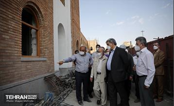 بازدید پیروز حناچی و مهدی چمران از پروژه خانه شهر(بلدیه قدیم) 35