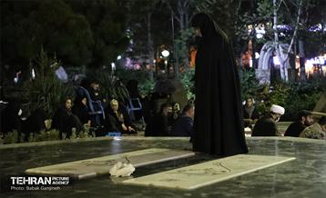 مراسم احیای شب بیست و سوم در مقبره شهدای بوستان سیمرغ 15