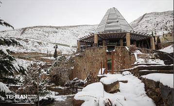 روز برفی در آبشار تهران 25