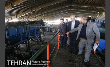 بازدید شهردار از مرکز بازیافت زباله آرادکوه کهریزک 7