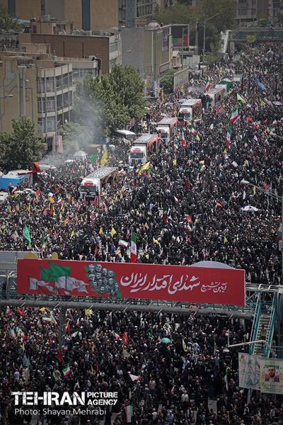 تشییع شهدای اقتدار ملی در تهران - 4 77