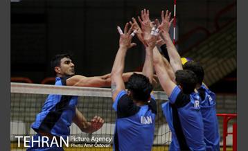 تمرین تیم ملی والیبال مردان ایران 1