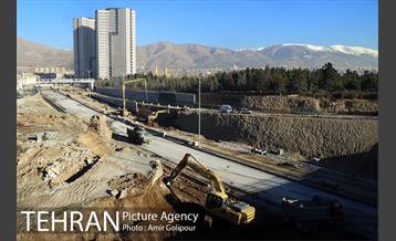 بازدید معاون فنی عمران شهرداری و اعضای شورای شهرتهران از پروژه تقاطع غیرهمسح شهیدهمدانی 19