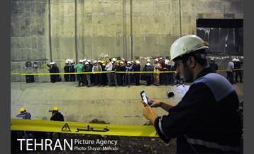 مراسم ورود ماشین حفاری(TBM) به ایستگاه مترو امیرکبیر در خط 6 متروی تهران 19