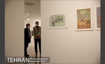 بازدید مدیرعامل شرکت توسعه فضاهای فرهنگی از نمایشگاه تهران از منظر هنرمندان 11