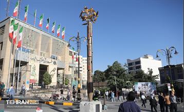 رونمایی از المان یادبود شهدای جنگ 12 روزه میدان قدس 7