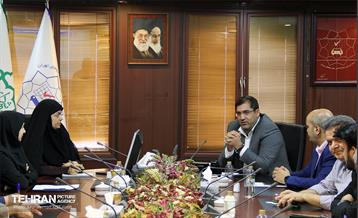 نشست هم‌اندیشی مدیر اداره‌کل سرمایه‌انسانی از ستاد مرکزی معاینه فنی 14