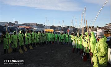 مانور برف‌‍‌روبی منطقه 4 شهرداری تهران 20