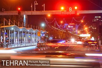 تونل نوری از میدان ونک تا بلوار میرداماد 18