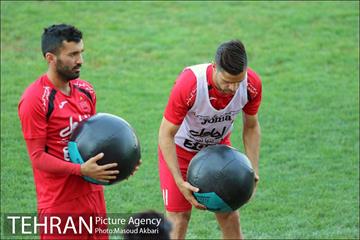 تمرین تیم فوتبال پرسپولیس تهران 7