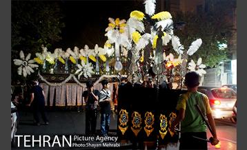 عزاداری شب پنجم ماه محرم در محله گرگان 19