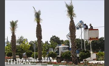 آماده‌سازی مجموعه حرم مطهر امام‌ خمینی (ره) برای مراسم ارتحال 1