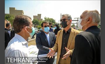 بازدید مدیران شهری تهران از پروژه باغ راه حضرت فاطمه(س) 12